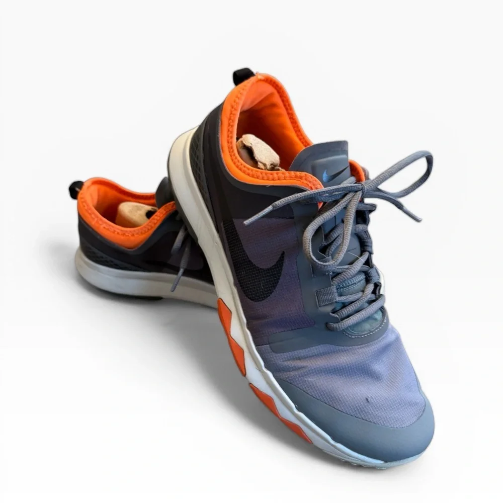 Nike Dual-Tone Gray and Vibrant Orange Golf ⛳️ Shoes